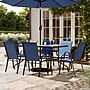 Flash Furniture Brazos 7 Piece Outdoor Patio Dining Set, Navy (TLH089R017CNV6)~#|#~sp259190978_sc7