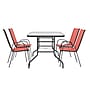 Flash Furniture Brazos 5 Piece Outdoor Patio Dining Set, Red (TLH089R017CRD4)~#|#~sp259191011_sc7