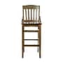 Flash Furniture HERCULES Traditional Wood School House Back Restaurant Barstool, Antique Copper (XUDGW0006BACP)~#|#~sp259192353_sc7