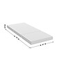 Flash Furniture Cloud Tri-Fold 4" Cooling Memory Foam Mattress, Cot (CL3FLD4C)~#|#~sp259195190_sc7