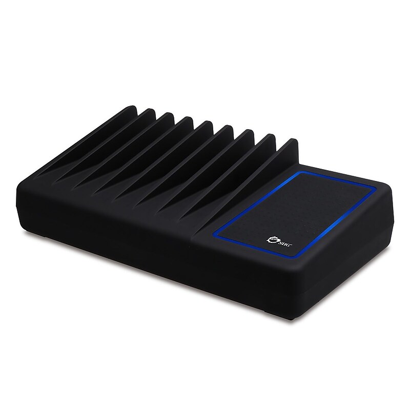 SIIG USB-A Charging Station, 90W, Black (AC-PW1314-S1) image 1