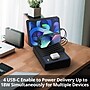 SIIG USB-A/USB-C Charging Station with Qi Wireless Charging Deck, 150W, Black (AC-PW1R11-S1)~#|#~sp260591572_sc7