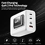 SIIG GaN USB-A/USB-C Charger, 200W, White (AC-PW1V11-S1)~#|#~sp260591586_sc7