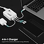 SIIG GaN USB-A/USB-C Charger, 200W, White (AC-PW1V11-S1)~#|#~sp260591587_sc7