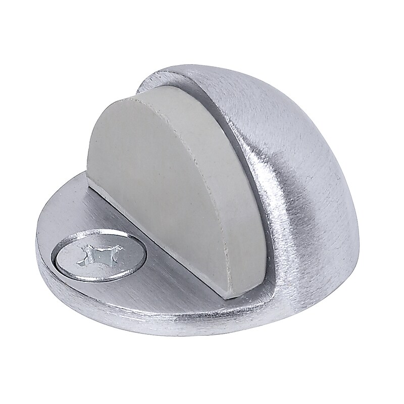 Tell Low Dome Floor Stop, Satin Chrome Finish 26D (DT100033) image 1