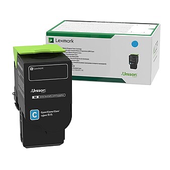 Lexmark C231HC0 Cyan High Yield Toner Cartridge