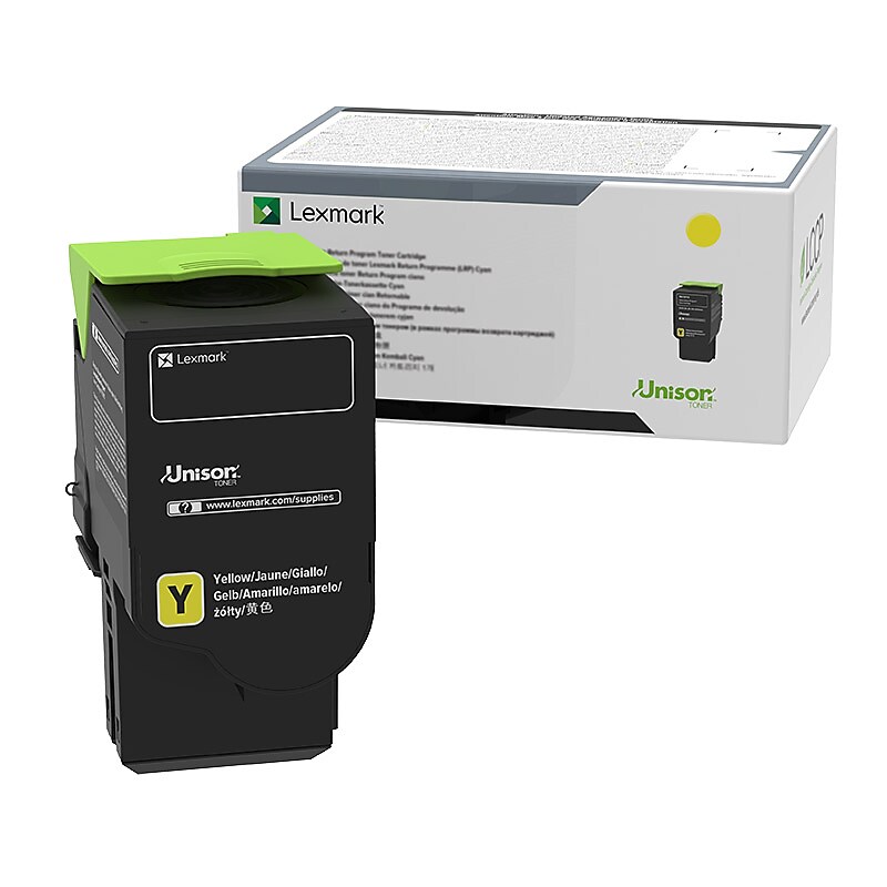 Lexmark C240X40 Yellow Extra High Yield Toner Cartridge image 1