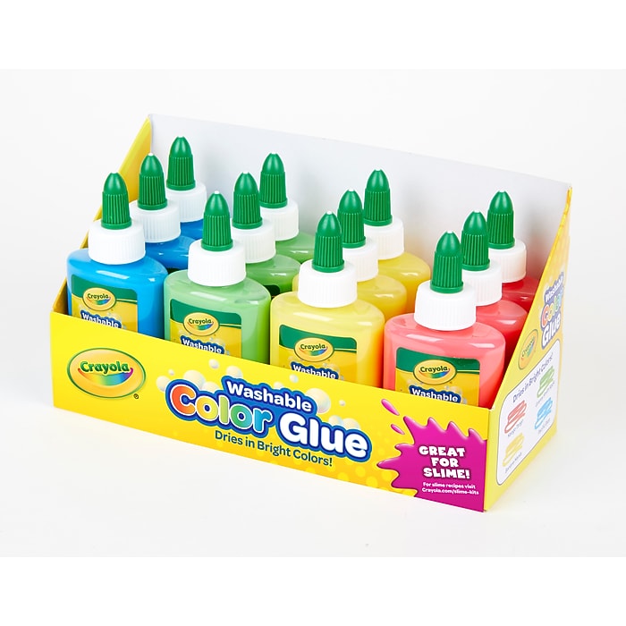 Crayola® Glitter Glue Classpack, 4 Oz, Assorted Colors, 20/Set