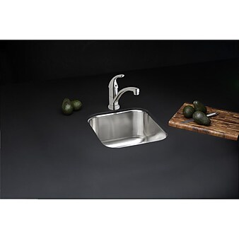 Elkay Dayton Stainless Steel 16" x 20-1/2" x 8", Single Bowl Undermount Bar Sink (DXUH1318)