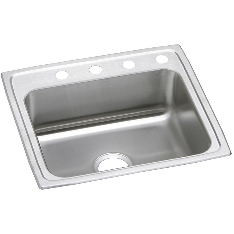 Elkay Celebrity Stainless Steel 22" x 19-1/2" x 7-1/8", Single Bowl Top Mount Sink (PSR22193) image 1