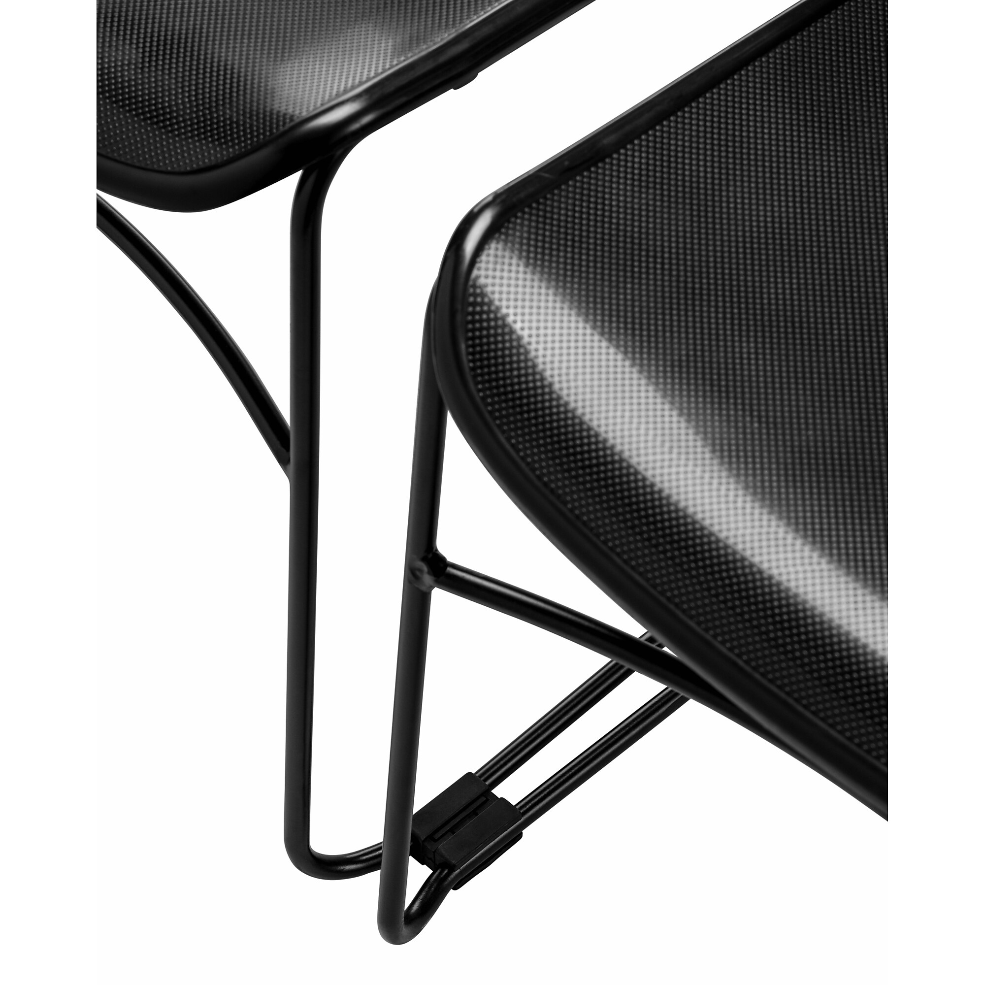 NPS Commercialine 850 Series Polypropylene Ultra Compact Stack Chair, Black (850-CL) Sansujyuku sansujyuku.com