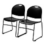 NPS Commercialine 850 Series Ultra Compact Stack Chair, Black, 8 Pack (850-CL/8)~#|#~sp26329626_sc7