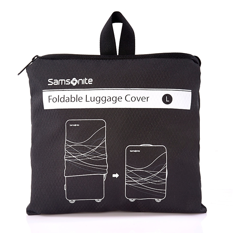 Samsonite Polyester Luggage Cover, Black (57549-1041) image 1