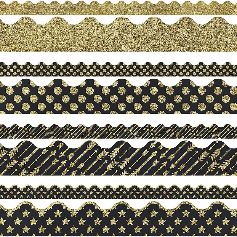 Sparkle + Shine Gold Scalloped Borders Set (145099) image 1