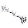 Tripp Lite by Eaton Adjustable Dual-Extension Monitor Mount for Slat Wall System for 32" Monitors, Silver (DMSW1332LTAA)~#|#~sp264287890_sc7