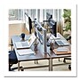 Tripp Lite by Eaton Adjustable Slat Rail with Posts for Slat Wall System for 32" Monitors, Silver (DMSWKITTAA)~#|#~sp264287915_sc7
