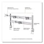 Tripp Lite by Eaton Adjustable Slat Rail for Slat Wall System for 32" Monitors, Silver (DMSWSLATTAA)~#|#~sp264288060_sc7