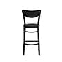 Flash Furniture Wright Transitional Vinyl and Steel Boomerang Back Commercial Barstool, Black (XUDG6V6BKVBK)~#|#~sp264513294_sc7