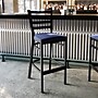 Flash Furniture HERCULES Traditional Steel and Vinyl Ladder Back Restaurant Barstool, Black Frame/Blue Seat (XUDG697BBARBLV)~#|#~sp264513614_sc7