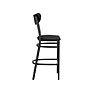 Flash Furniture Wright Transitional Vinyl and Steel Boomerang Back Commercial Barstool, Black, 2-Pieces/Pack (2XUDG6V6BKVBK)~#|#~sp264513632_sc7
