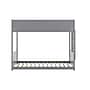 Flash Furniture Dallas Convertible Bunk Bed with Ladder, Twin Over Twin, Gray (MG090030TTBGY)~#|#~sp264514746_sc7