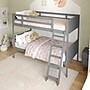 Flash Furniture Dallas Convertible Bunk Bed with Ladder, Twin Over Twin, Gray (MG090031TTBGY)~#|#~sp264514752_sc7