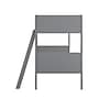 Flash Furniture Dallas Convertible Bunk Bed with Ladder, Twin Over Twin, Gray (MG090031TTBGY)~#|#~sp264514759_sc7