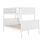 Flash Furniture Dallas Convertible Bunk Bed with Ladder, Twin Over Full, White (MG090031TFBWH)~#|#~sp264514769_sc7