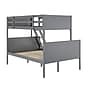 Flash Furniture Dallas Convertible Bunk Bed with Ladder, Twin Over Full, Gray (MG090031TFBGY)~#|#~sp264514950_sc7