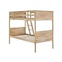 Flash Furniture Dallas Convertible Bunk Bed with Ladder, Twin Over Twin, Natural (MG090031TTBN)~#|#~sp264515005_sc7