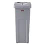 Rubbermaid Commercial Plastic Universal Square Trash Can with Swing Lid, 23 Gallon, Gray (2143862)~#|#~sp264515009_sc7