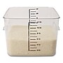 Rubbermaid Commercial Square Storage Containers, 12 qt. (FG631200CLR)~#|#~sp264515016_sc7