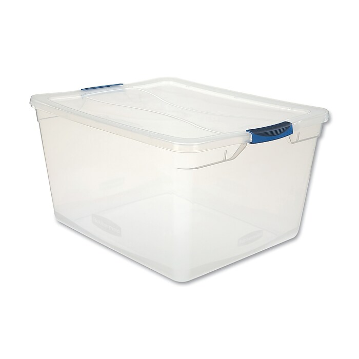 Rubbermaid Clever Store 71 Quart Basic Latch-Lid Container with