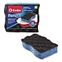 O-Cedar Scrunge Heavy Duty Sponge, Black/Blue, 2/Pack (148377PK)~#|#~sp264721135_sc7