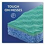 O-Cedar Scrunge Non-Scratch Scrub Sponge, Green/Blue, 2/Pack, 8 Packs/Carton (169431CT)~#|#~sp264721146_sc7