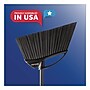 O-Cedar PowerCorner Outdoor 13" Polypropylene Bristle Angled Broom, Black (168215EA)~#|#~sp265483872_sc7