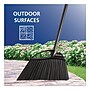 O-Cedar PowerCorner Outdoor 13" Polypropylene Bristle Angled Broom, Black (168215EA)~#|#~sp265483873_sc7