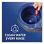 O-Cedar EZWring RinseClean Microfiber Twist Spin Mop System with Bucket, Red/Gray (168534EA)~#|#~sp265483877_sc7