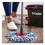 O-Cedar EZWring RinseClean Microfiber Twist Spin Mop System with Bucket, Red/Gray (168534EA)~#|#~sp265483882_sc7