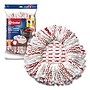 O-Cedar EZWring Deep Clean Microfiber Spin Wet Mop Head Refill, Red/White, 4/Carton (170500CT)~#|#~sp265483883_sc7