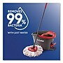O-Cedar EZWring Deep Clean Microfiber Spin Wet Mop Head Refill, Red/White, 4/Carton (170500CT)~#|#~sp265483890_sc7