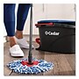 O-Cedar RinseClean Microfiber Spin Wet Mop Head Refill, Blue/White, 2/Pack (172092PK)~#|#~sp265483906_sc7
