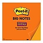 Post-it Big Notes Super Sticky Notes, 11" x 11", Orange, 30 Sheets/Pad (BN11O)~#|#~sp26620507_sc7