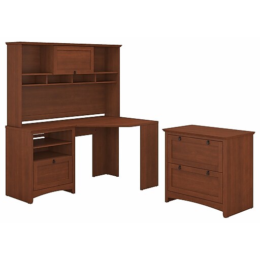 Shop Staples For Bush Furniture Buena Vista Corner Desk With Hutch