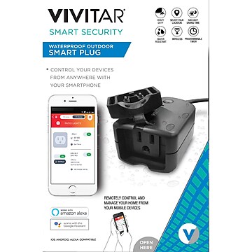 Vivitar WiFi Outdoor Smart Plug (HA-1011-STP)