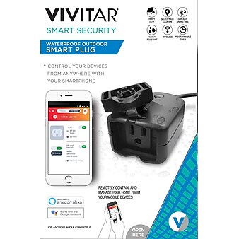 Vivitar WiFi Outdoor Smart Plug (HA-1011-STP)