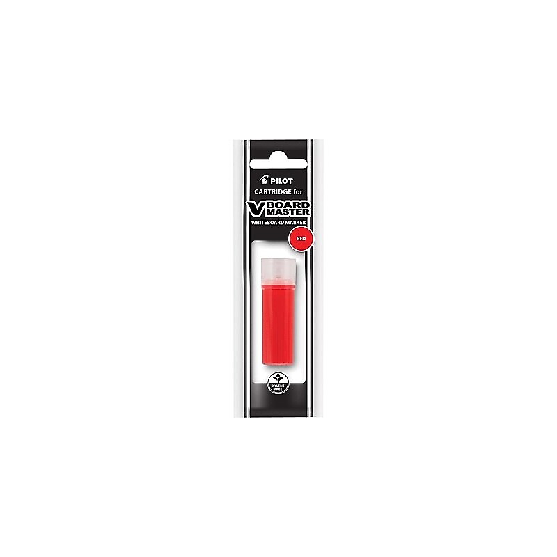 Pilot V Board Master BeGreen Dry Erase Marker Refill, Red, 12/Pk (43924) image 1