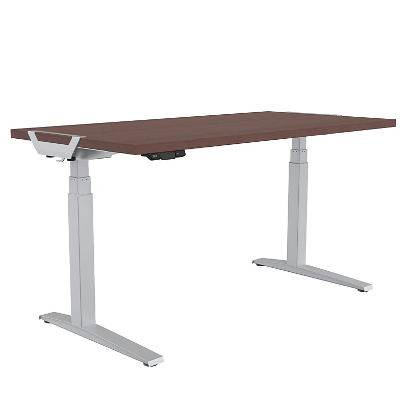 Fellowes Levado Desktop 60"x30", Mahogany – Desk Base sold separately (9650501) image 1