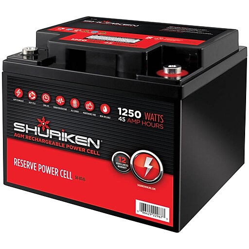 Shop Staples for Reserve Power Cell AGM 12Volt Starting Battery (1,250
