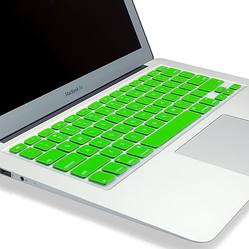SumacLife Keyboard Cover Protector Silicone Skin for MacBook Pro 13 inch MacBook Air, Green